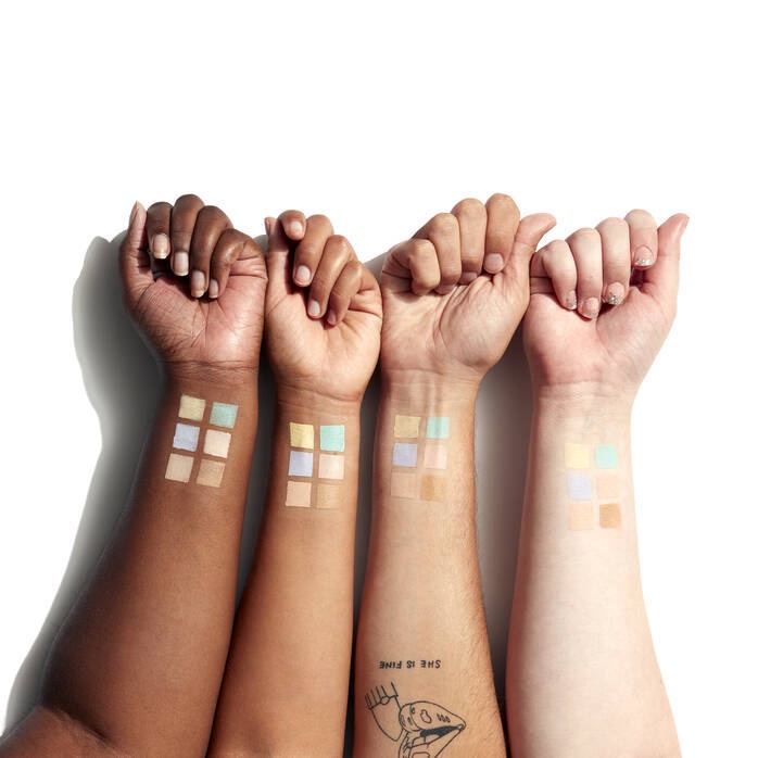 Che khuyết điểm Nyx Color Correcting Concealer Palette 6 Ô  Che mụn, đốm, quầng thâm, rãnh nước mắt