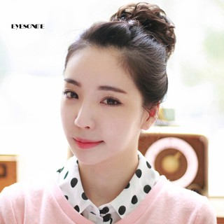 Búi tóc giả xoăn thời trang cho nữ
