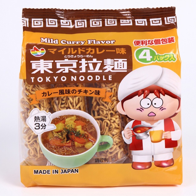 Mì ăn liền Tokyo Noodle cho trẻ em 120gr (30gr x 4 gói)