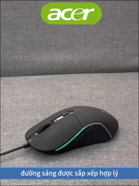 Chuột Có Dây Acer M115 Hỗ Trợ Macro Có Đèn LED 800-3200 DPI Có App Cho Chuột | BigBuy360 - bigbuy360.vn