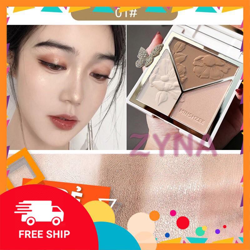 [HÀNG MỚI VỀ] Phấn bắt sáng + khối + má hồng CVZ 3 trong 1 chống nước lâu trôi lên màu chuẩn siêu xinh🍅🍅 | BigBuy360 - bigbuy360.vn