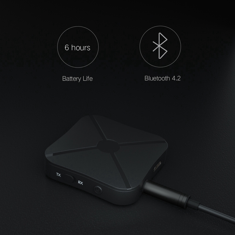Bộ Thu Phát KEBIDUMEI Âm Thanh AUX Bluetooth4.2 3.5mm Không Dây 2 Trong 1