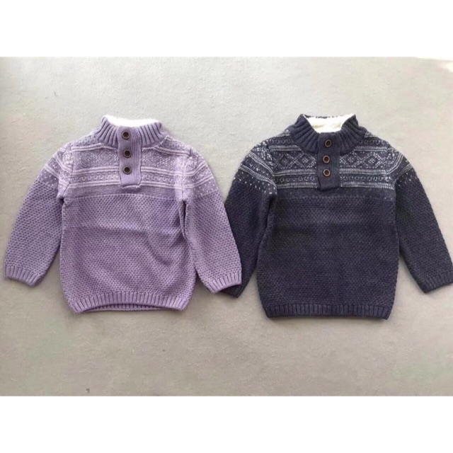 Áo len cổ lông cừu Zara