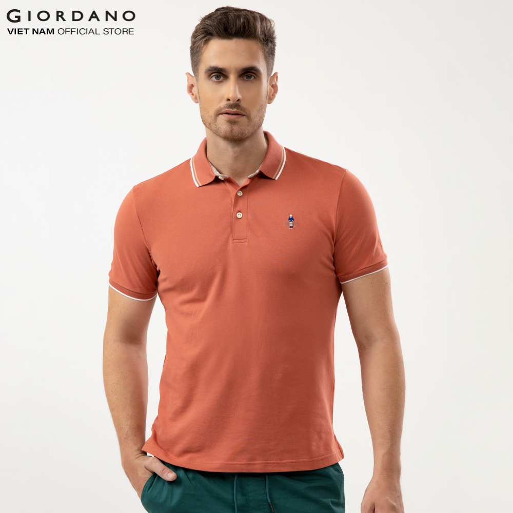 Áo Thun Nam Có Cổ Giordano Classic Polo 01011260