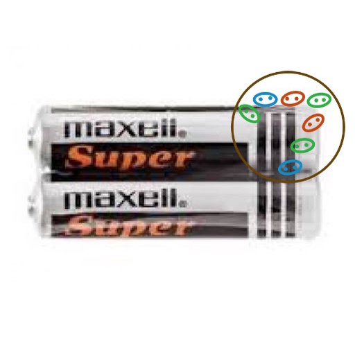 Pin AAA Maxell Super Chính Hãng (vĩ 2 viên)