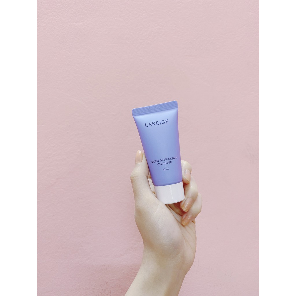 [Mini] Sữa Rửa Mặt Tạo Bọt Làm Sạch Sâu Laneige Multi Deep Clean Cleanser 30ml | BigBuy360 - bigbuy360.vn