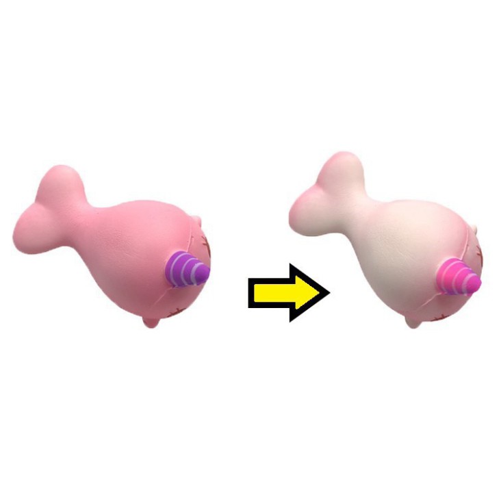 Squishy đổi màu 10cm siêu mềm và chậm tăng