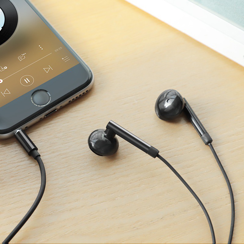 Tai nghe có dây chân 3.5mm có mic - Hoco M53 Exquisite sound
