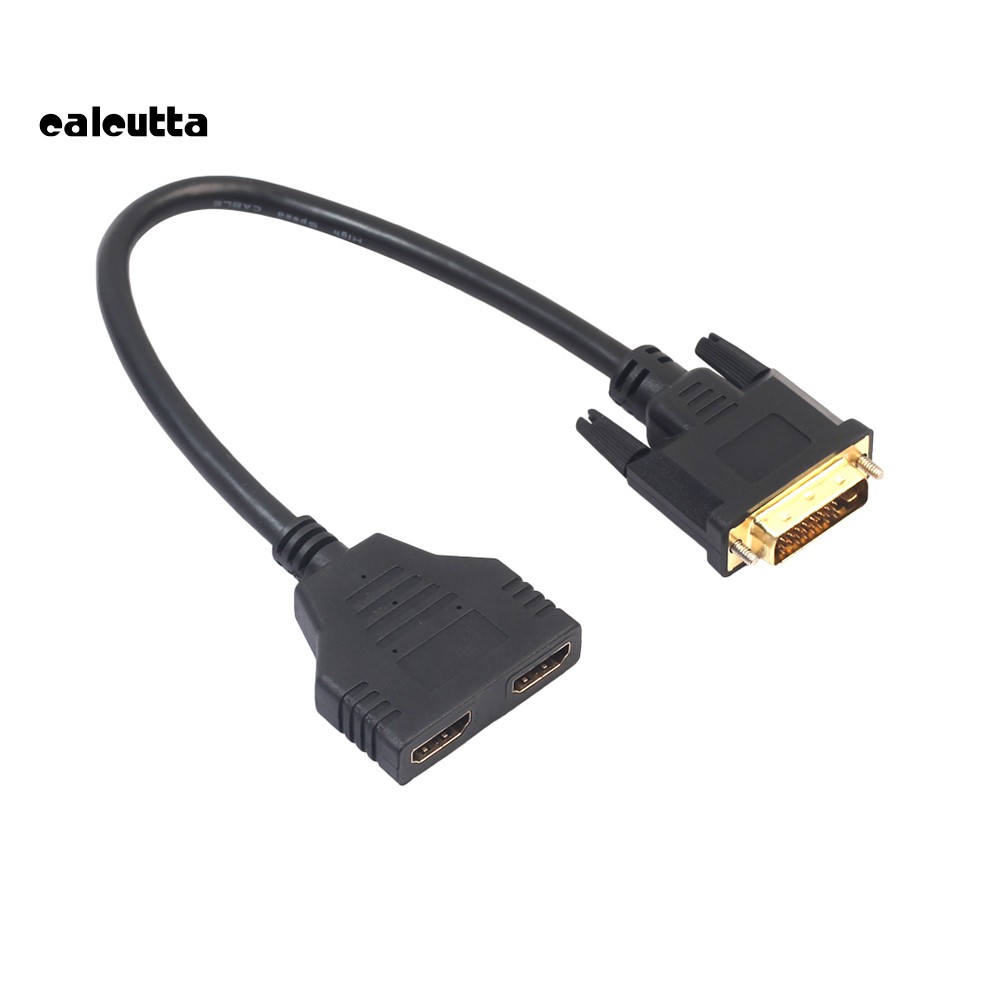 Cáp chuyển đổi 2 cổng HDMI sang 1 đầu DVI 24+1