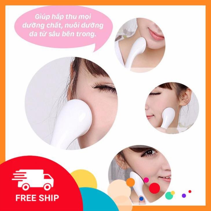 [FreeShip]  Máy massage ion cầm tay dưỡng trắng da bản full