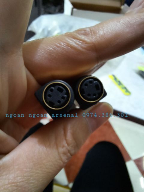 Jack rắc nối chuẩn S 4 chân loại tốt. Báo giá 1 cái