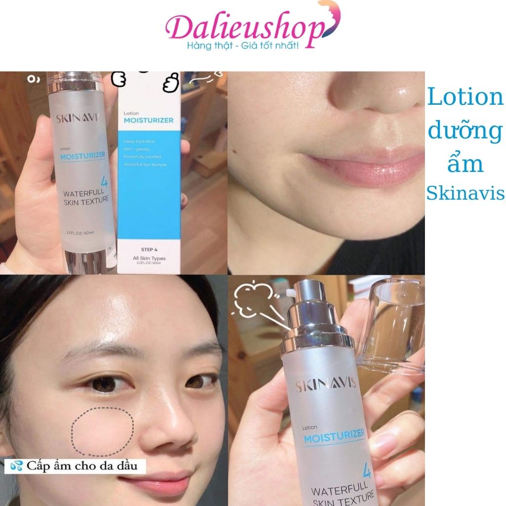 Lotion Dưỡng Ẩm Skinavis 60ml Dành Cho Mọi Loại Da - Hàng Chính Hãng- Da Liễu Shop