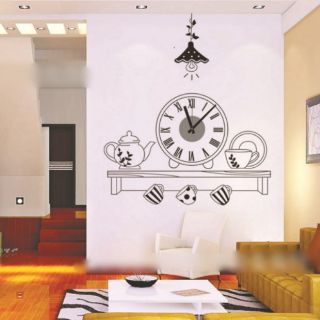 Đồng hồ kèm decal trang trí
