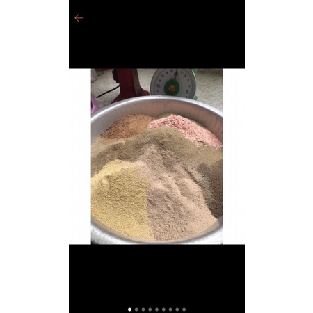 Combo 10kg bột chuyên câu cá phi ( tặng 1,5kg cám tanh thái )