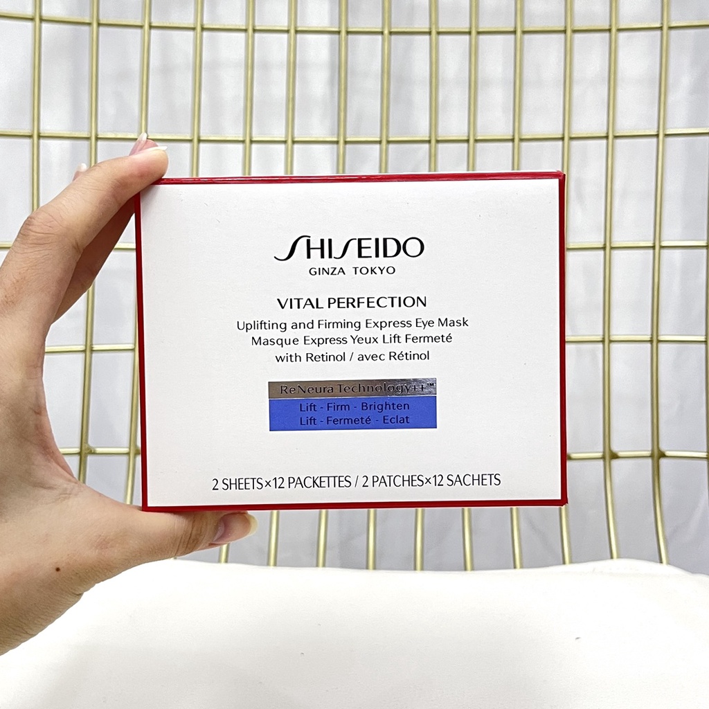 12 Cặp mặt nạ mắt Shiseido Yuewei Wisdom giúp làm trắng và săn chắc da