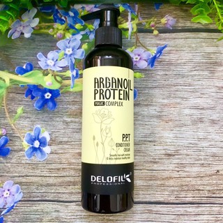 Kem dưỡng xả khô PPT Delofil Arganoil Protein siêu mềm mượt không xả lại nước 260ml