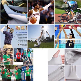 Găng tay chống nắng xỏ ngón Hàn Quốc Let's Slim - Bao tay chống nắng đa năng, cao cấp | BigBuy360 - bigbuy360.vn