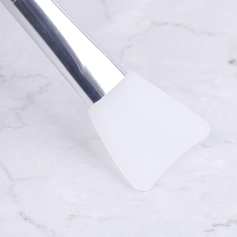 [Bảo Vệ tinh tế♥1 Cọ silicone Phẳng Quét Mặt Nạ Bùn Chăm Sóc Da
