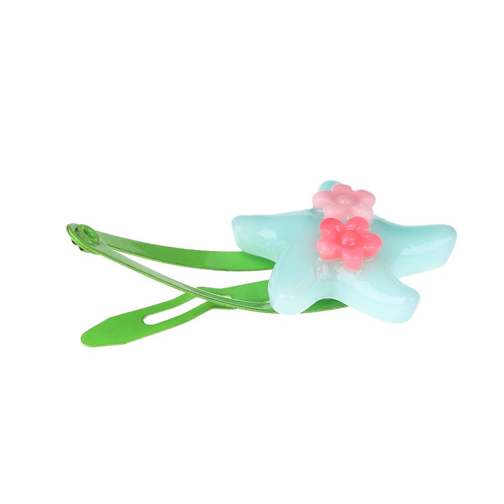 Set 10 / 20 Kẹp Tóc Hình Hoa Hoạt Hình Nhiều Màu Sắc Cho Bé Gái