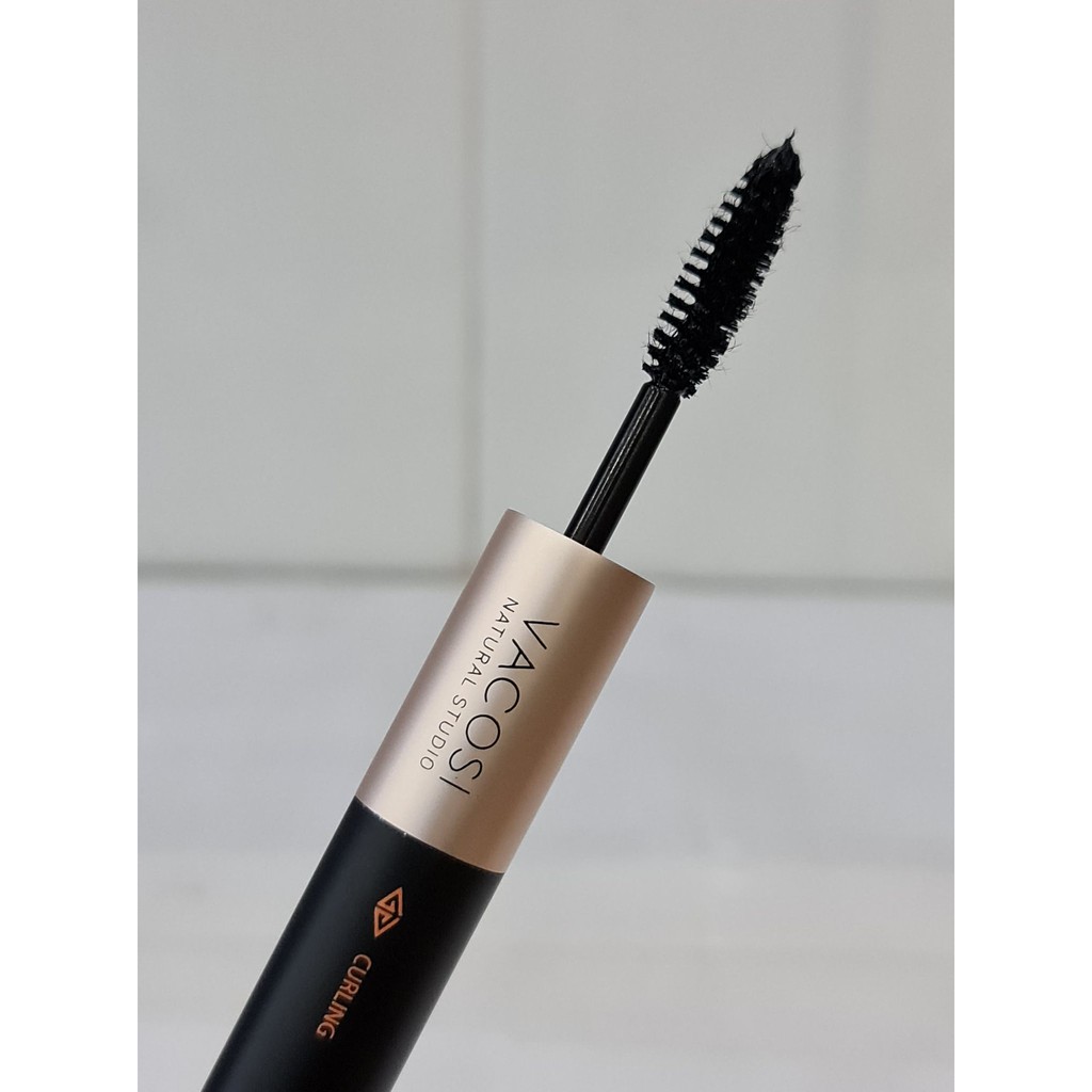 Mascara 2 Đầu VACOSI Làm Dài Và Cong Mi Không Lem Không Trôi Hàn Quốc