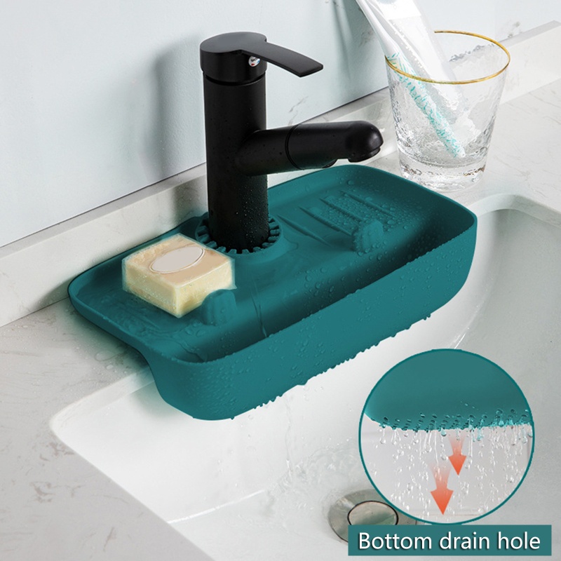 Rổ Đựng Đồ Dùng Gắn Bồn Rửa Chén Ráo Nước Tiện Dụng Cho Nhà Bếp