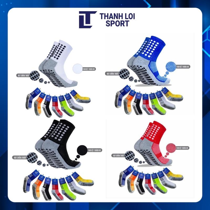 Tất chống trơn, vớ chống trơn thể thao bóng đá, bóng chuyền, bóng rổ nhiều màu
