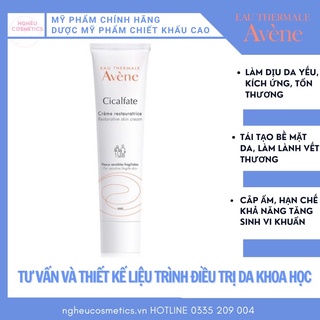 KEM DƯỠNG PHỤC HỒI DA AVENE CICALFATE CREAM