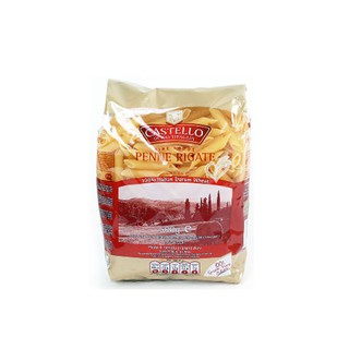 Mì ống vát mì dạng xoắn mì nui PENNE RIGATE Castello N.36 Italia, gói 500gr.