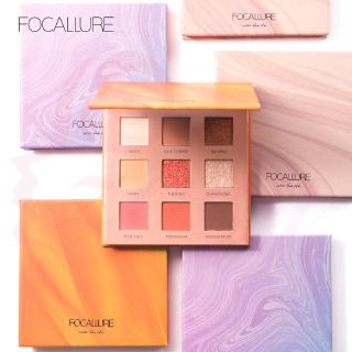 Bảng phấn mắt FOCALLURE gồm 9 màu ấn tượng kèm gương soi tiện dụng