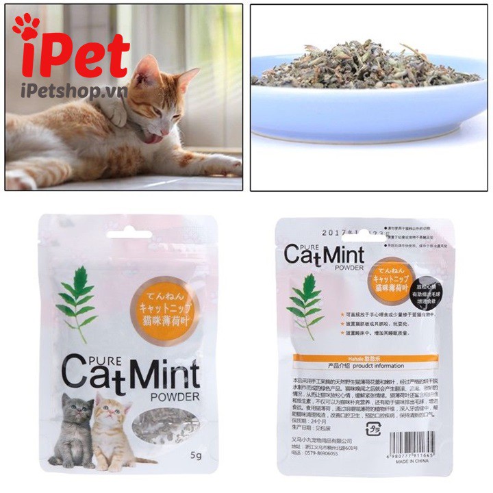 Bột Cỏ Bạc Hà Catnip Cho Mèo - iPet Shop