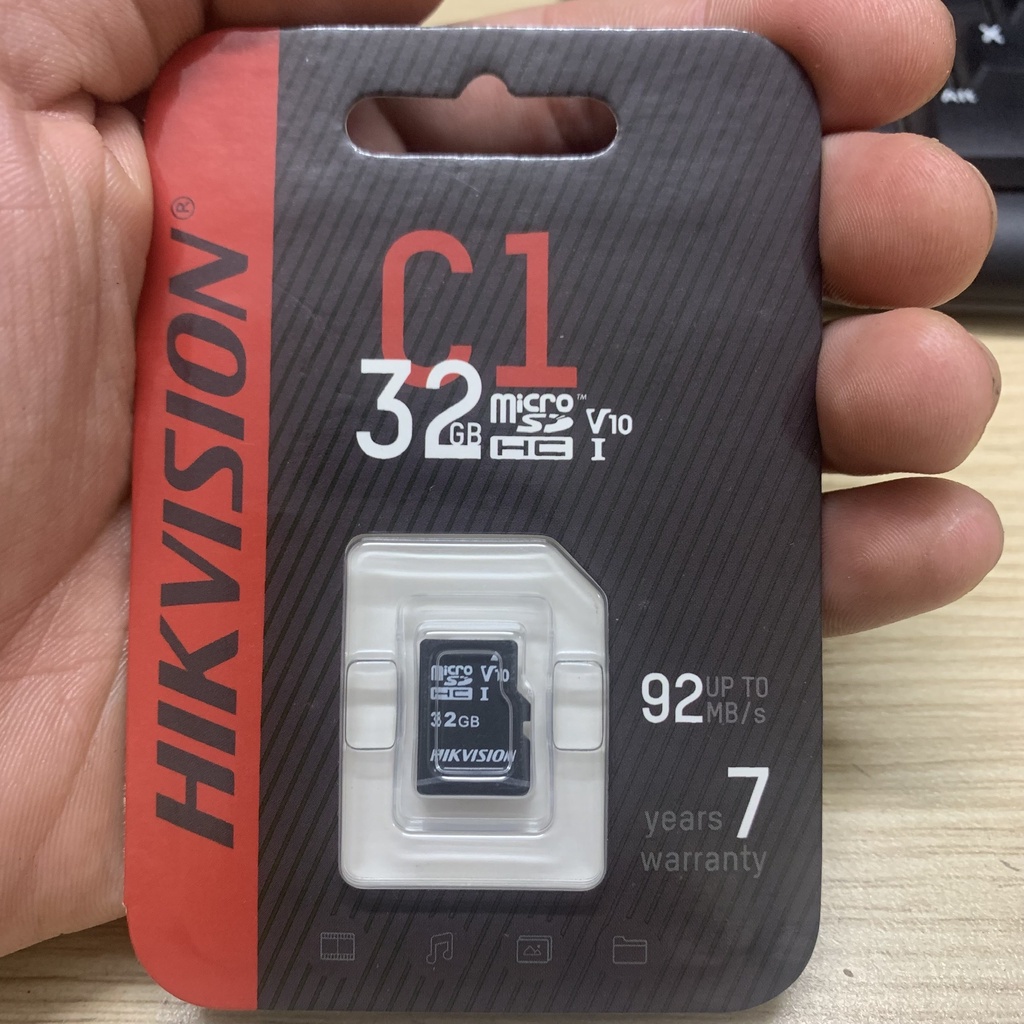 Thẻ nhớ Micro SD Hikvision 32Gb/64Gb Class 10/ Tốc 92Mb/s/ Bảo hành 5 năm