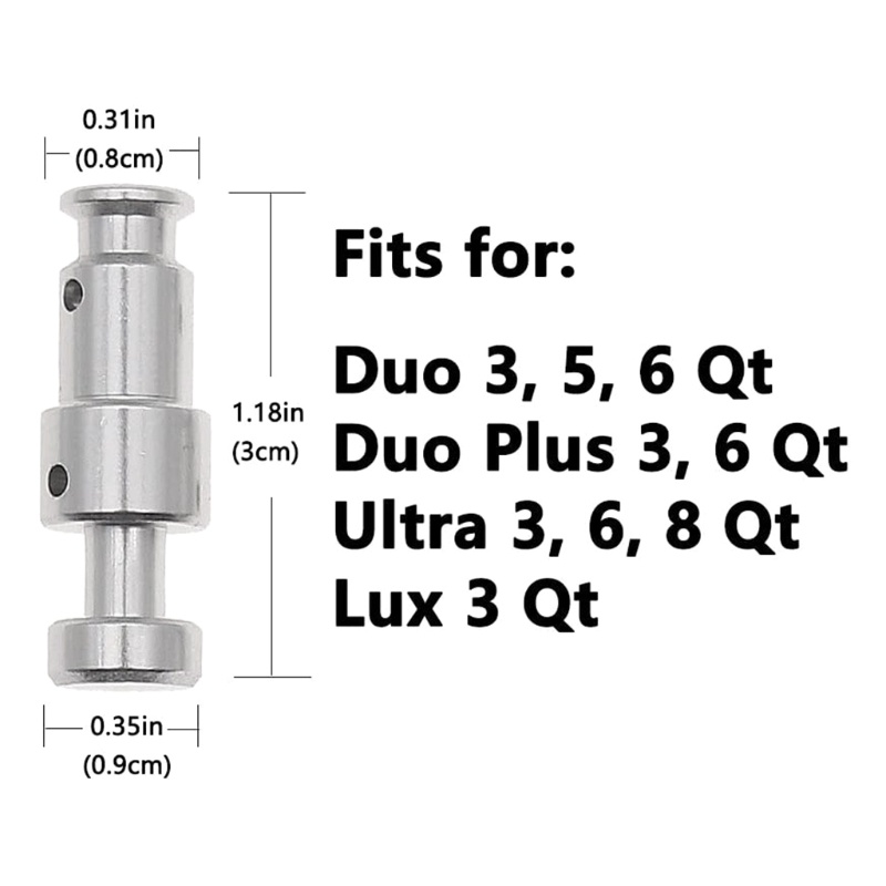 Bộ 8 phụ kiện gồm 2 van phao + 6 vòng đệm thay thế đa năng cho nồi áp suất