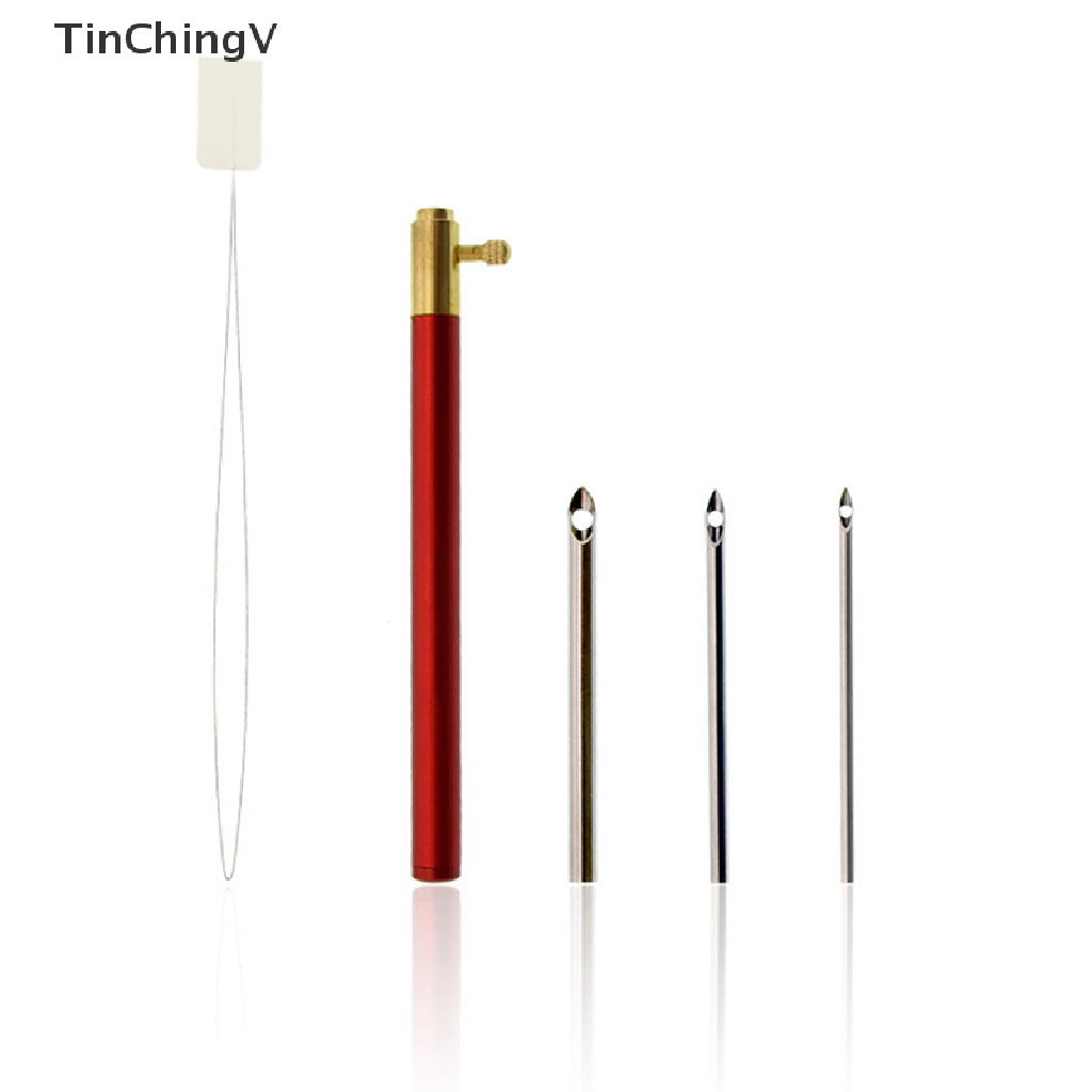 Bộ Dụng Cụ Đan Len Với 3 Kim Thêu Tiện Dụng