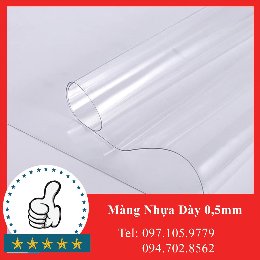 Màng Nhựa Dày 0,5mm | Màng Nhựa Dẻo | Màng Nhựa Trong Suốt Mỏng | Đệm Lót Chống Thấm Nước
