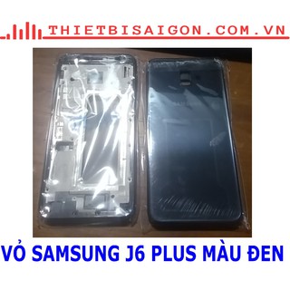 Vỏ sườn samsung j6 plus màu đen