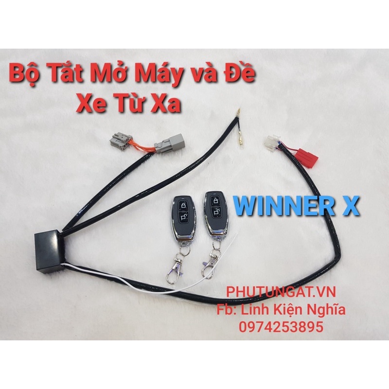 Bộ điều khiển Tắt Mở Máy Và Đề Xe Từ Xa xe Winner X Winner v1