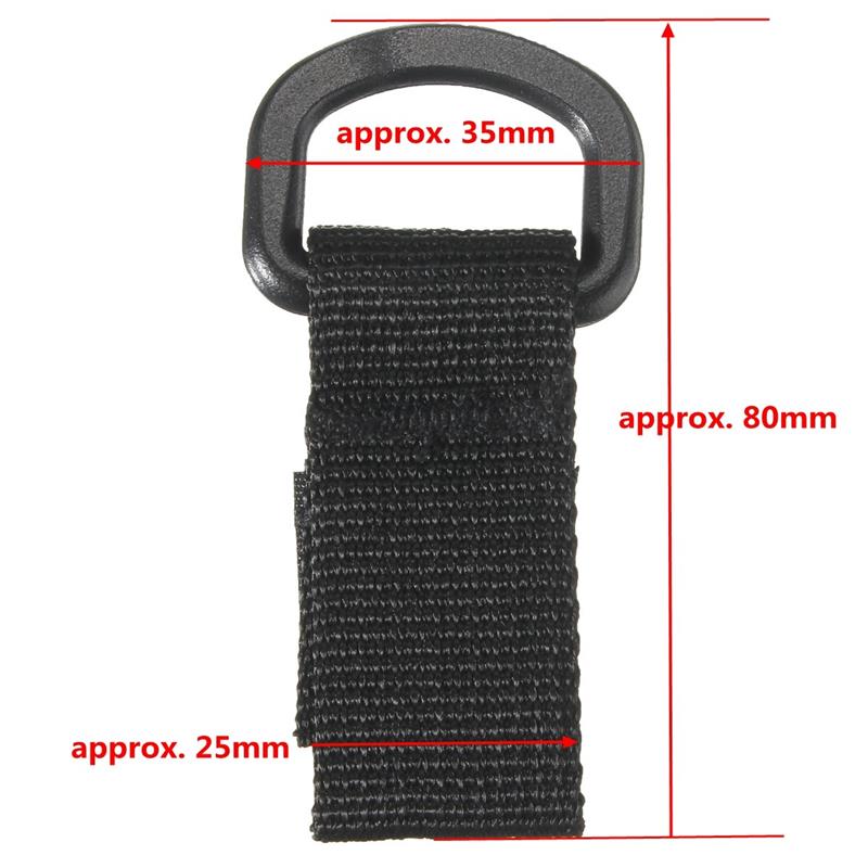 Dây đai nylon gắn ba lô rút nhanh có khóa kẹp giữ đồ tác chiến dùng khi leo núi ngoài trời tiện dụng