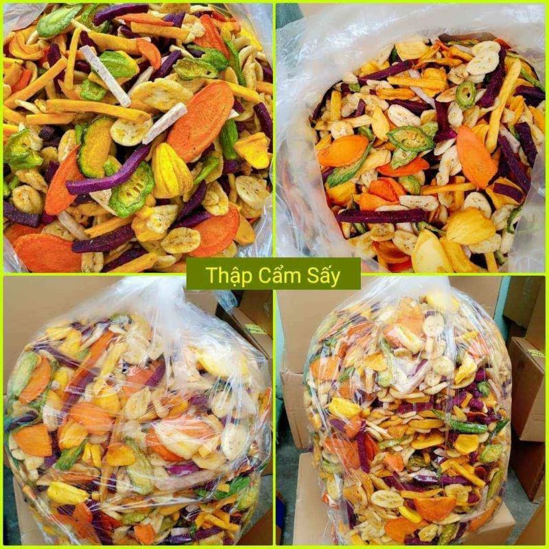 Thập cẩm sấy giònk đường loại 1 Xuất khẩu