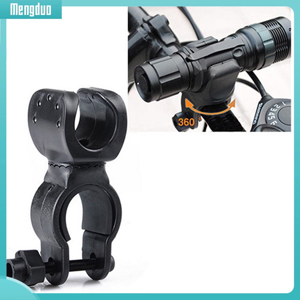 Giá Kẹp Đèn Pin Xoay 360 Độ Cho Xe Đạp / Xe Máy