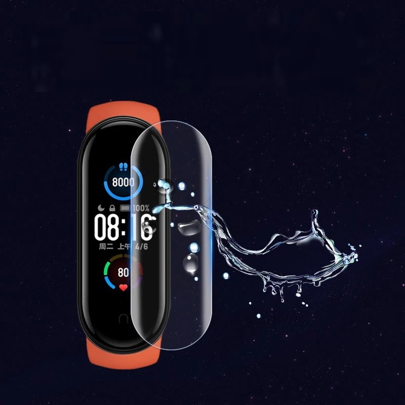 Set 2 MiếNg DáN CườNg LựC BảO Vệ MàN HìNh Cho ĐồNg Hồ Xiaomi Band 5 6 7 8 Xiaomi Band 5 6 7 8