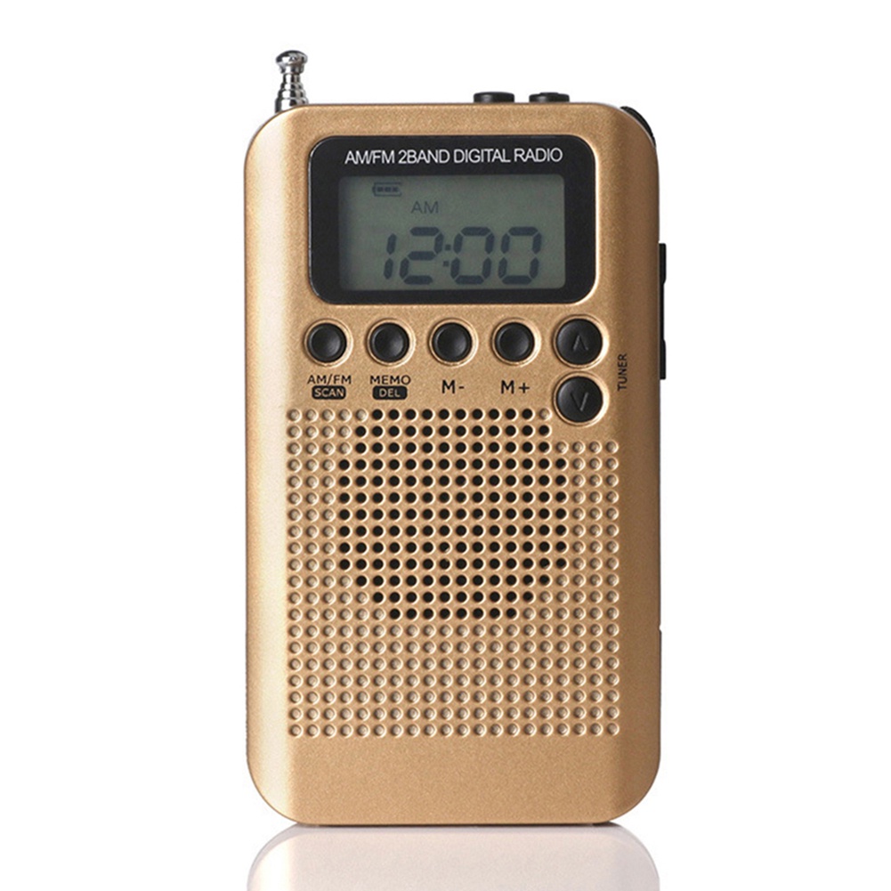 Radio Kỹ Thuật Số Mini Hua Hrd-104 Băng Tần Kép Am Fm