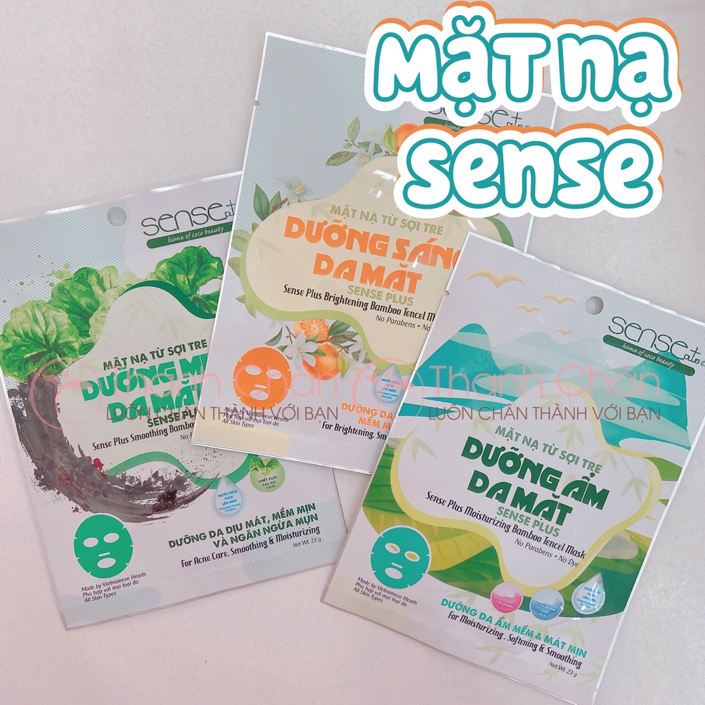 Mặt Nạ Từ Sợi Tre Sense Plus 23g/miếng