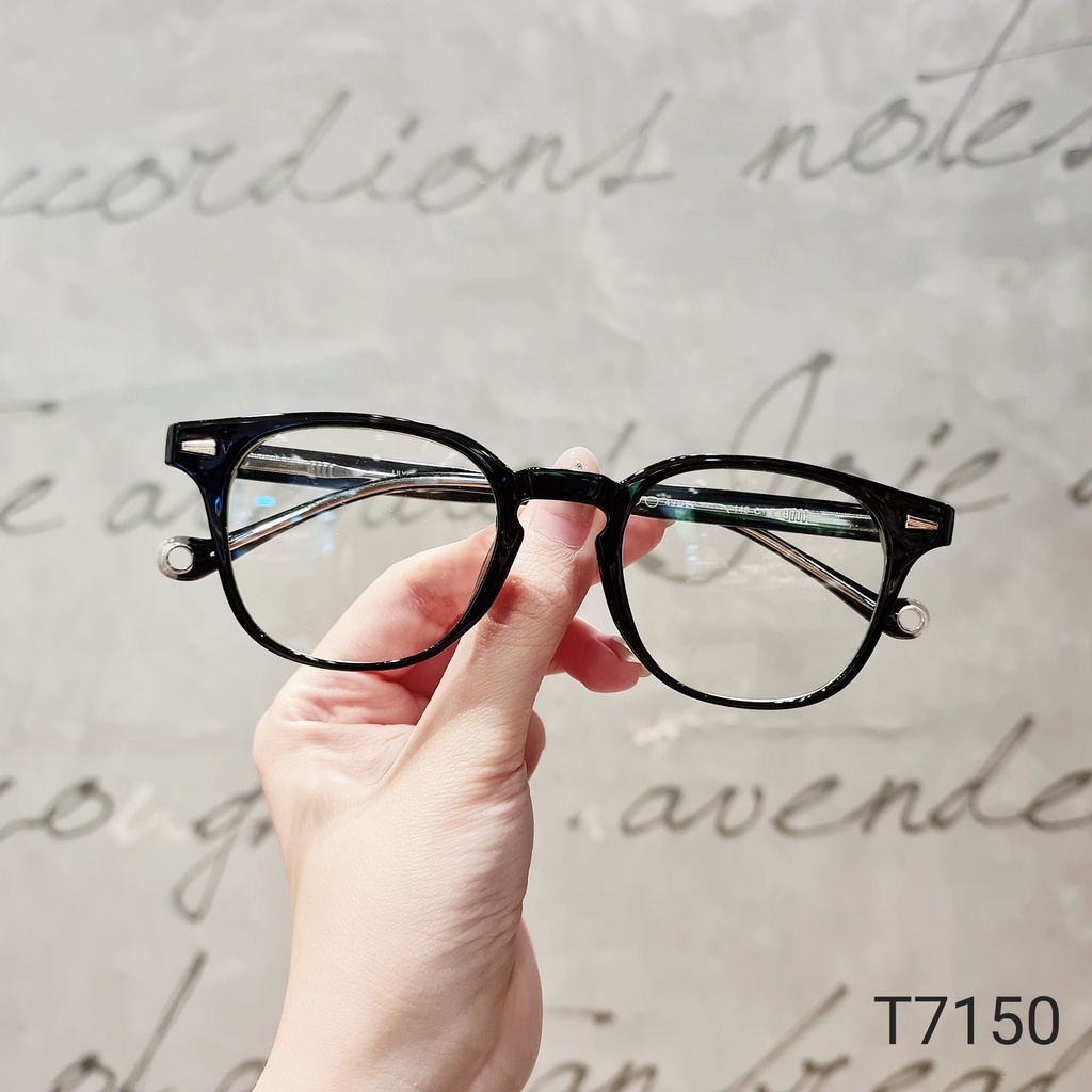 Gọng kính vuông nam nữ LILYEYEWEAR chất liệu nhựa dày dặn thiết kế màu sắc thời trang 7150