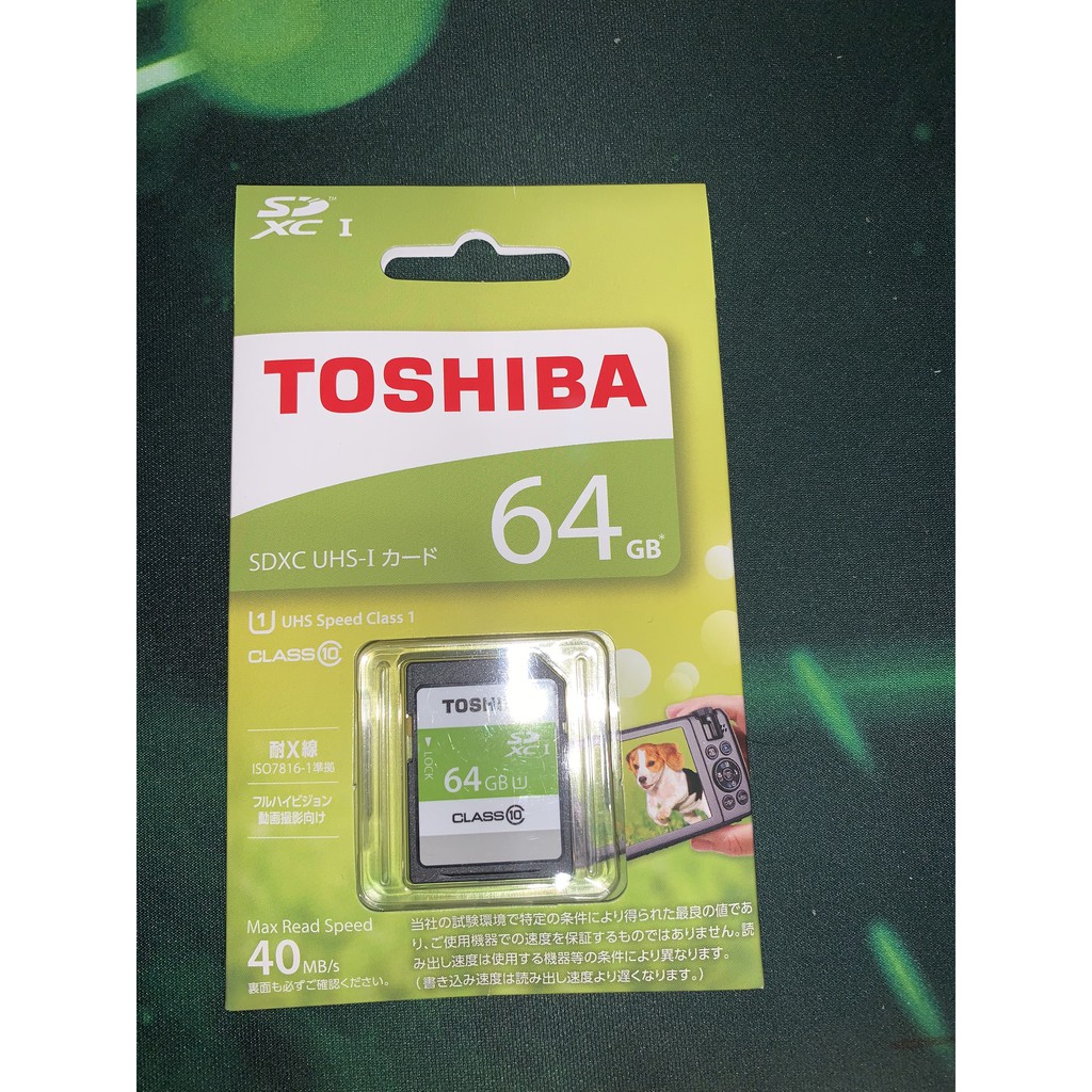 Thẻ nhớ SDXC Toshiba Class 10 40MB/s 64G