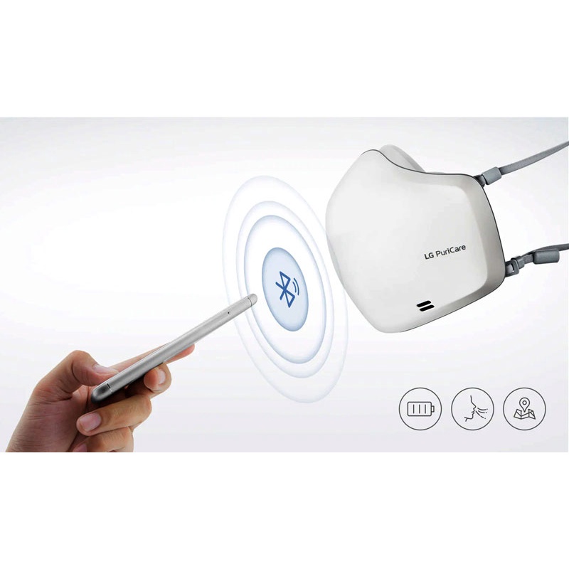 Khẩu trang lọc không khí LG PuriCare Gen 2  MÀU TRẮNG  - Bảo hành chính hãng 12 tháng toàn quốc