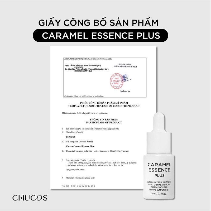Tinh chất detox Chucos CARAMEL PLUS 10ml GIẢM MỤN | BigBuy360 - bigbuy360.vn