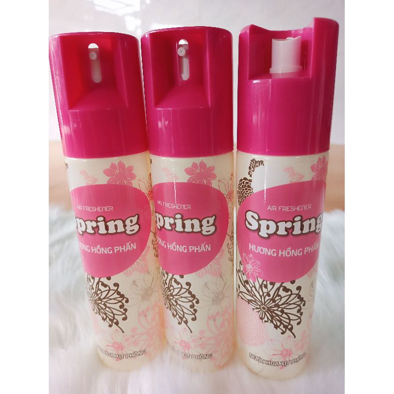 Nước Xịt Phòng Sping chai 280ml Hương Hoa Hồng