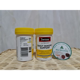 Swisse Ultiboost - Daily Immune Support (Viên uống hỗ trợ hệ miễn dịch hàng ngày - hộp 60 viên)