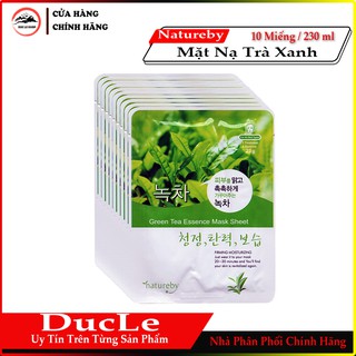 Mặt nạ natureby chiết xuất trà xanh hàn quốc