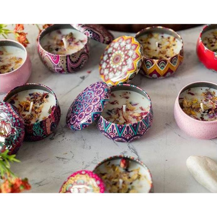 Nến thơm tinh dầu thiên nhiên quà tặng trang trí phong cách Hàn Quốc Z05